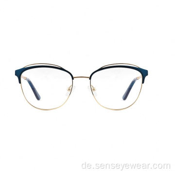 Damen Fashion Metal Cat Eye Optical Frames